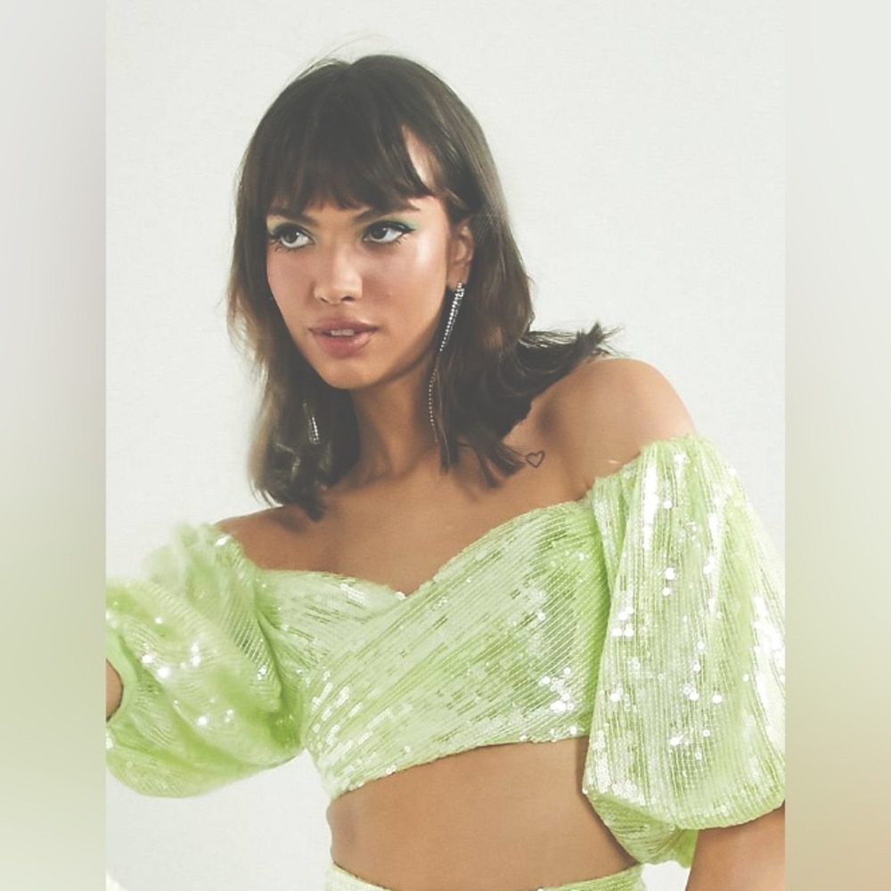 ASOS sequin crop top, like new